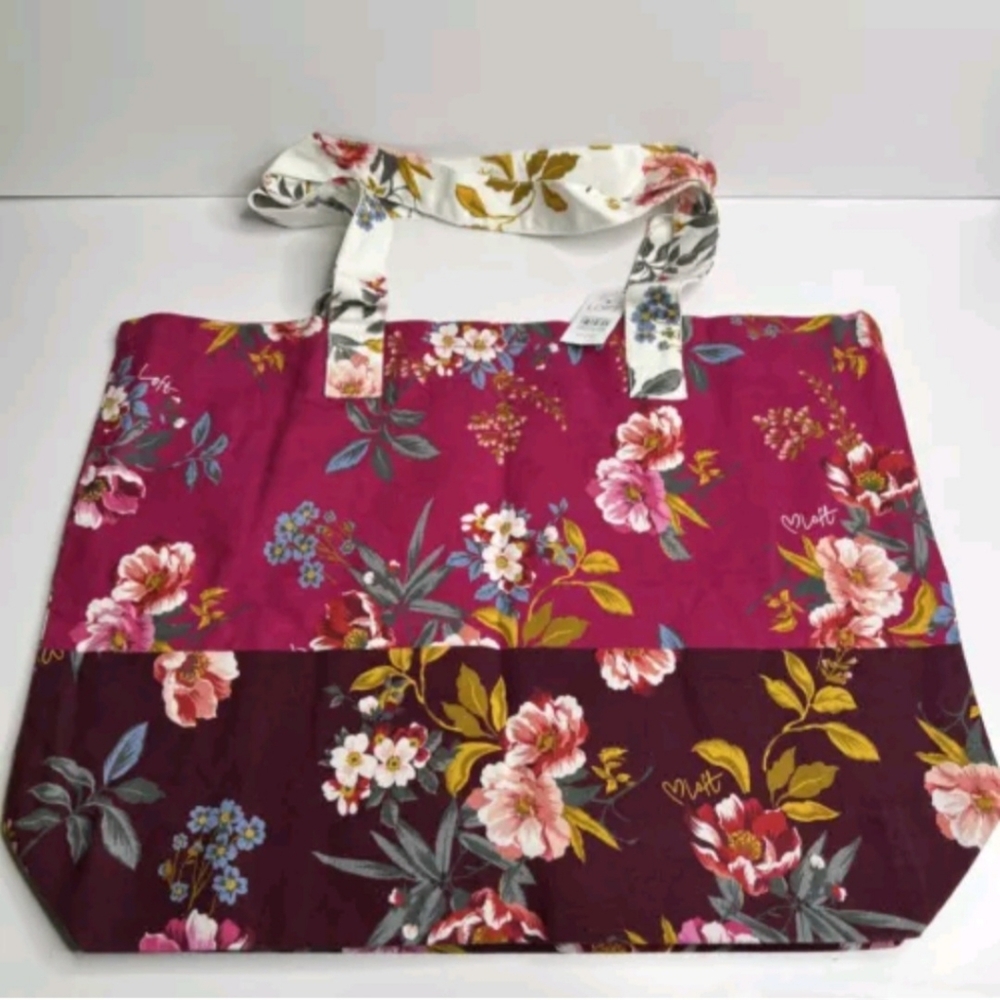 Loft Floral Tote Bag